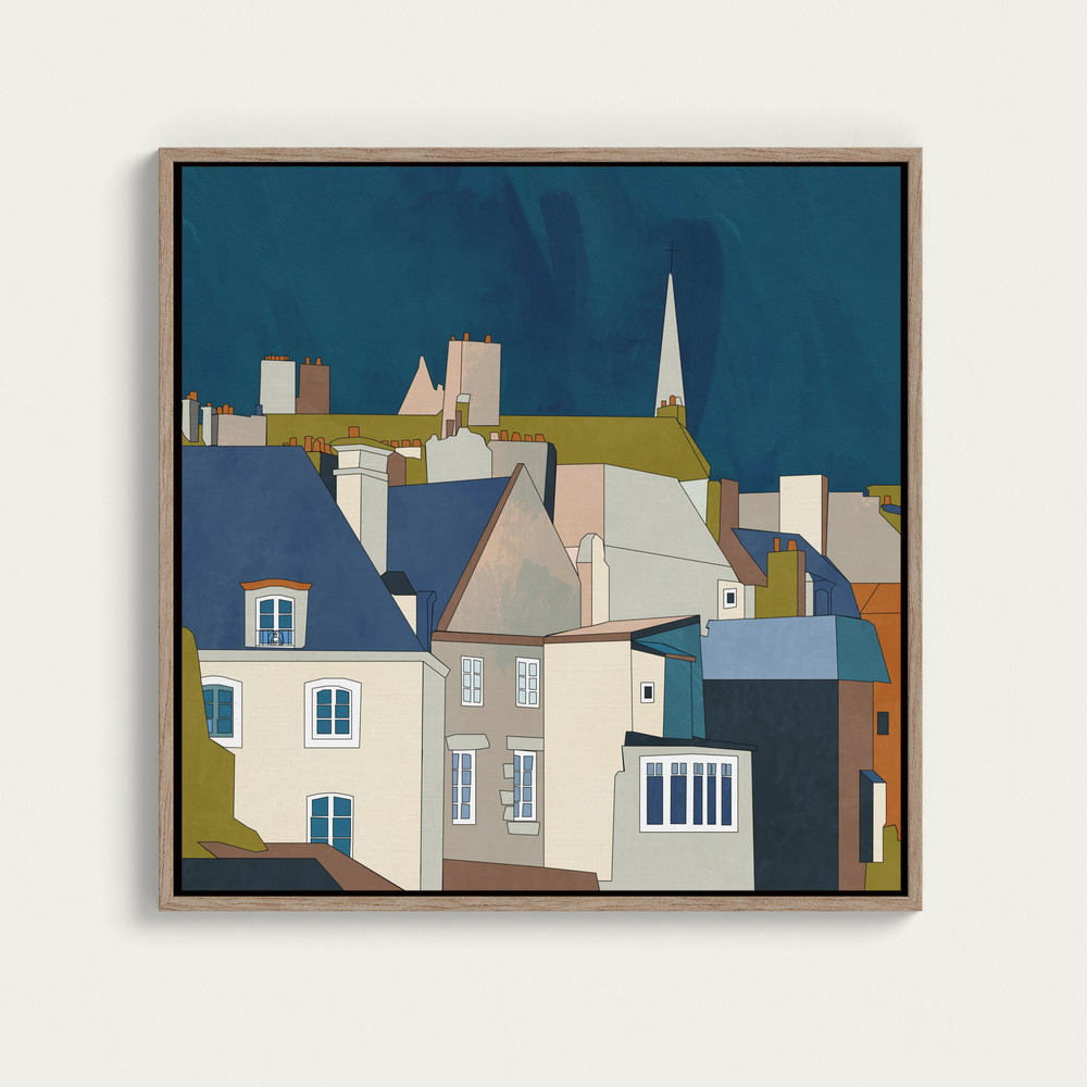 Canvas print - Saint Malo Kopie over dining table