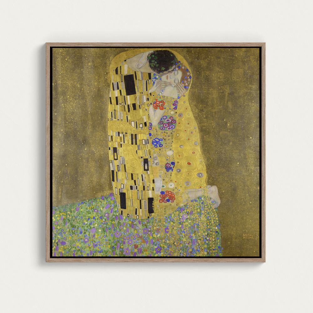 Canvas print - The Kiss (1907–1908) over dining table