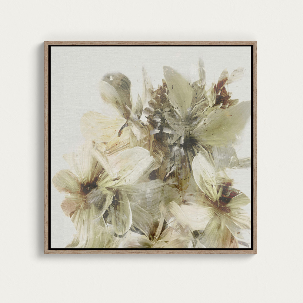 Canvas print - Hill Flowers square canvas motif image