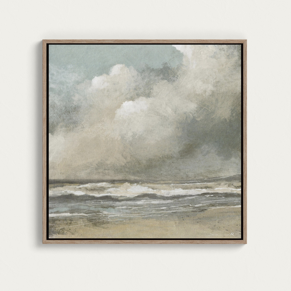Toile - Misty Beach square canvas motif image