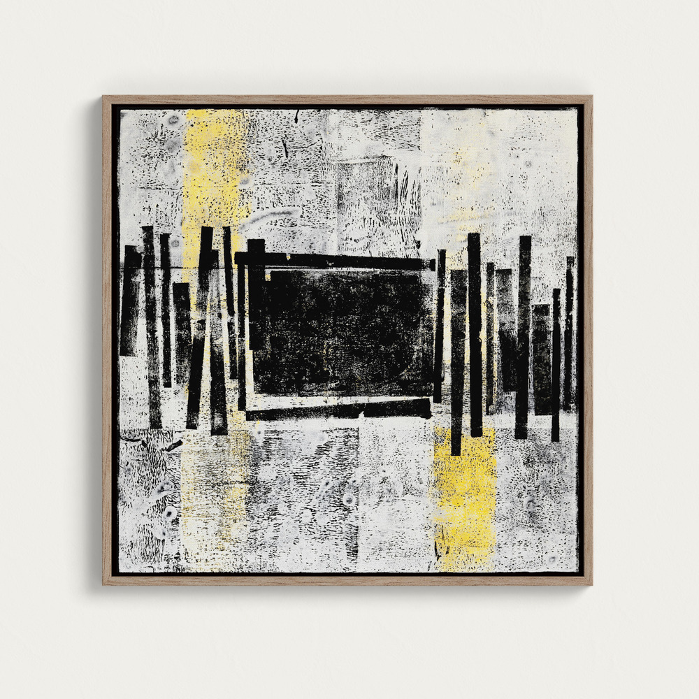 Canvas print - Monochrome Melody over dining table