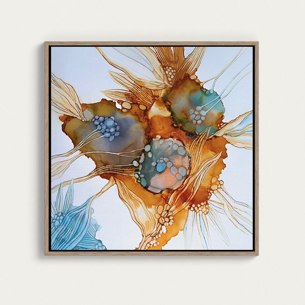 Canvas print - Organic Flow and Natural Beauty over dining table