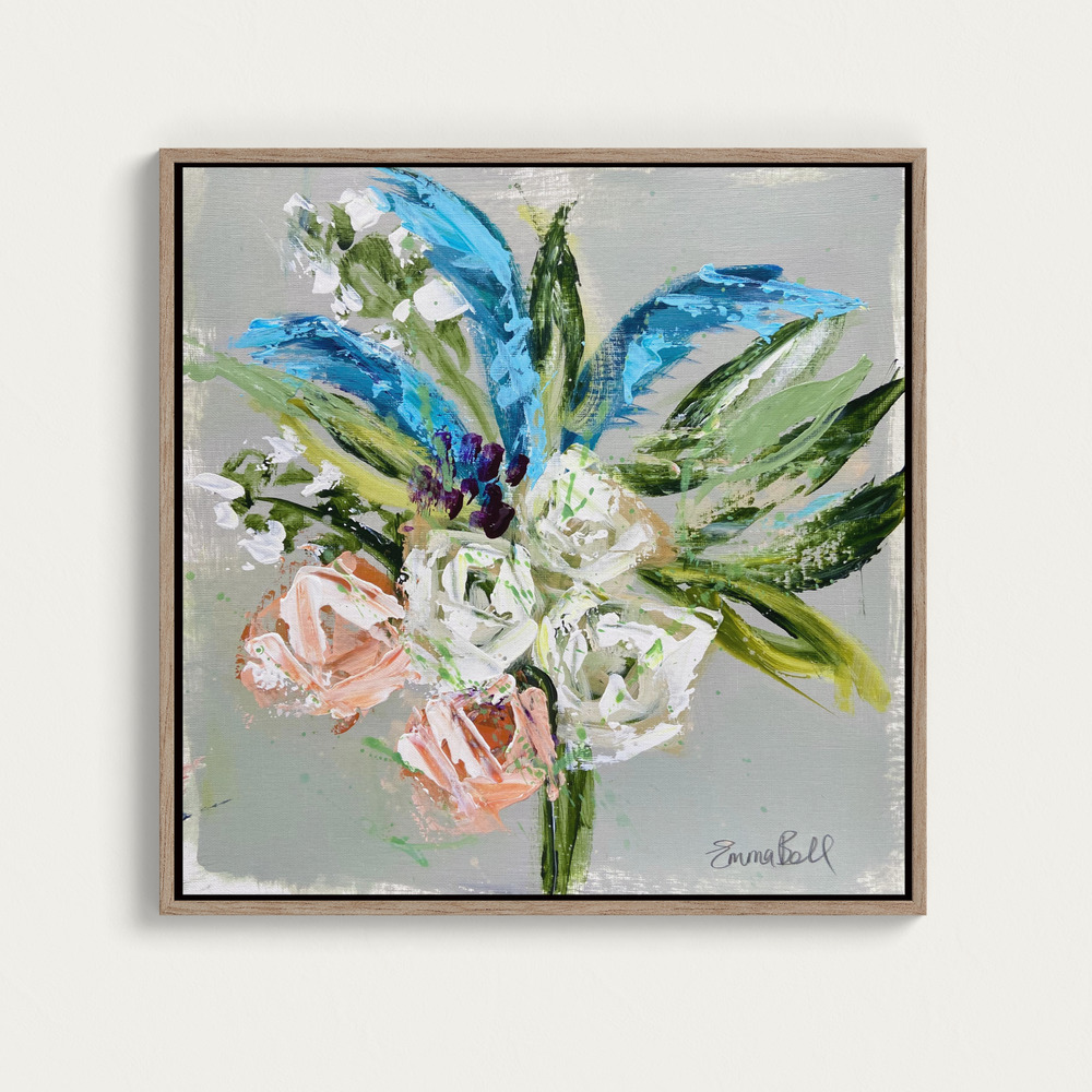 Canvas print - Petals in Motion over dining table