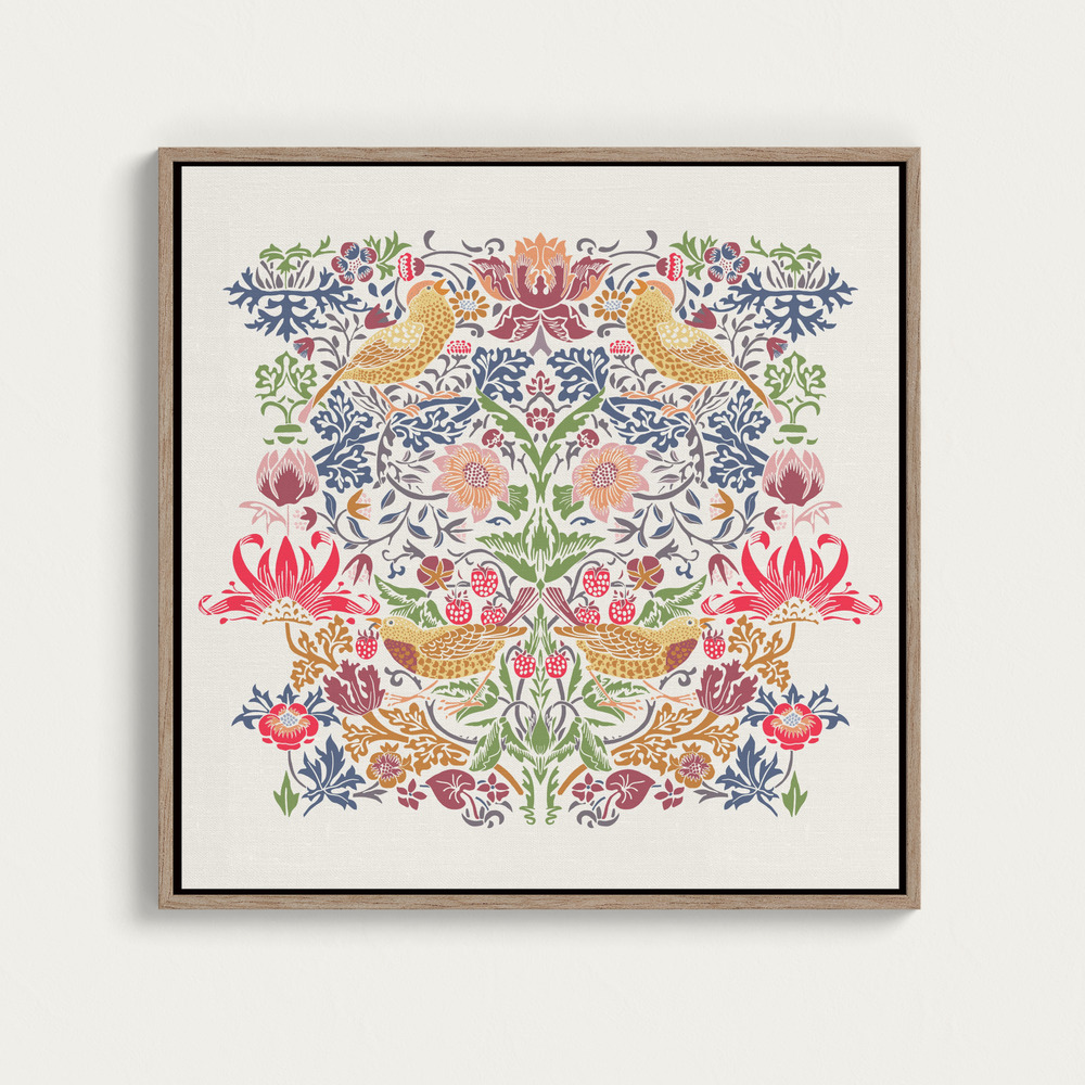 Canvas print - Floral Harmony over dining table
