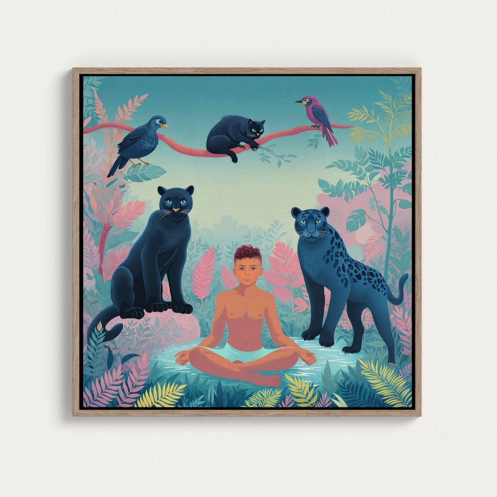 Canvas print - Tropical 6 over dining table