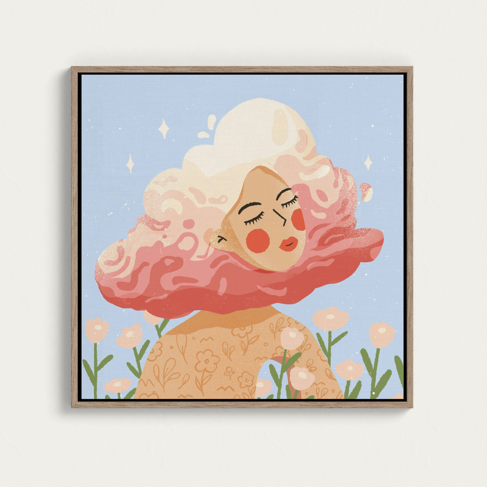 Canvas print - Head On Cloud over dining table