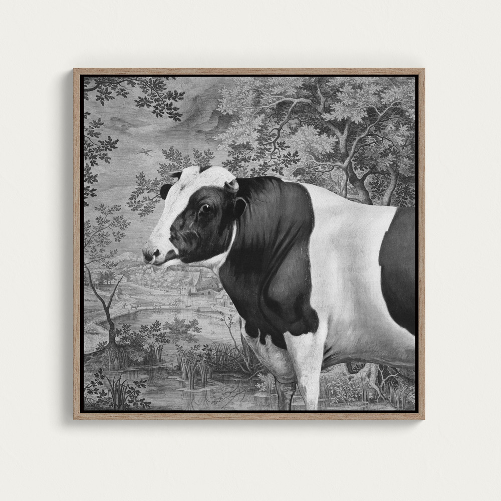 Canvas print - Cow In Landscape over dining table