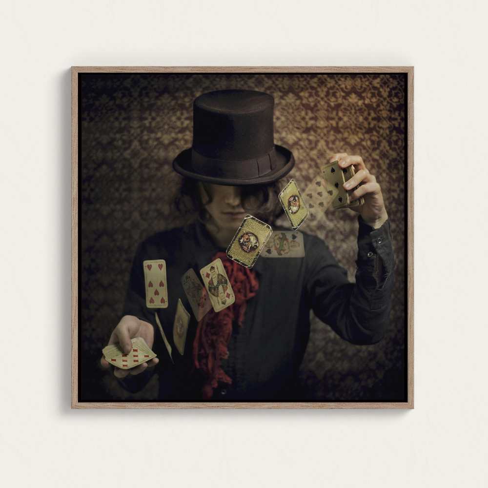 Canvas print - Try your fortune over dining table