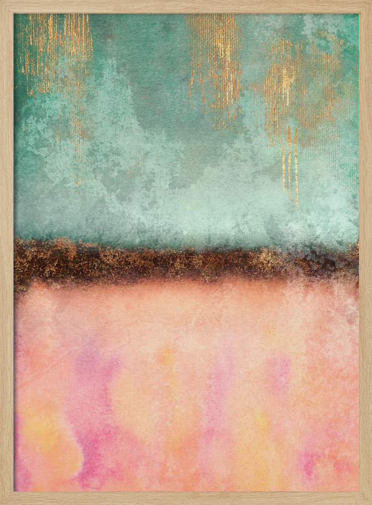 Poster - Summer natural wood poster frame