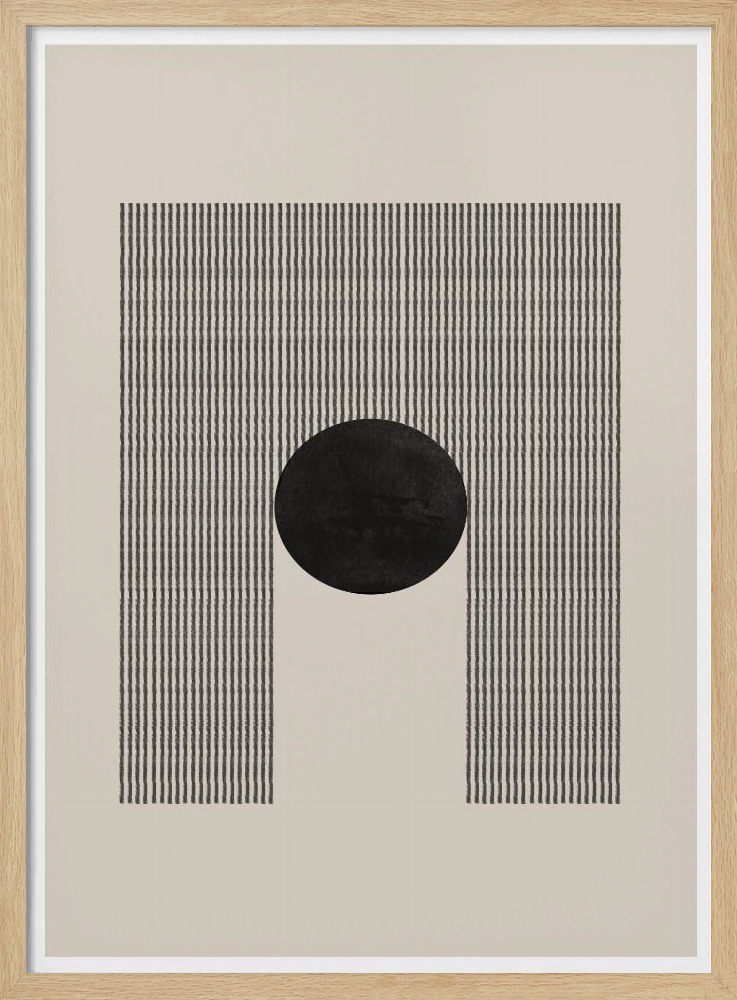 Poster - B&B No9. natural wood poster frame