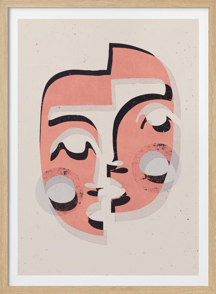 Poster - The Mask (Light) natural wood poster frame