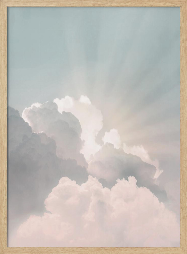 Poster - - Sky natural wood poster frame