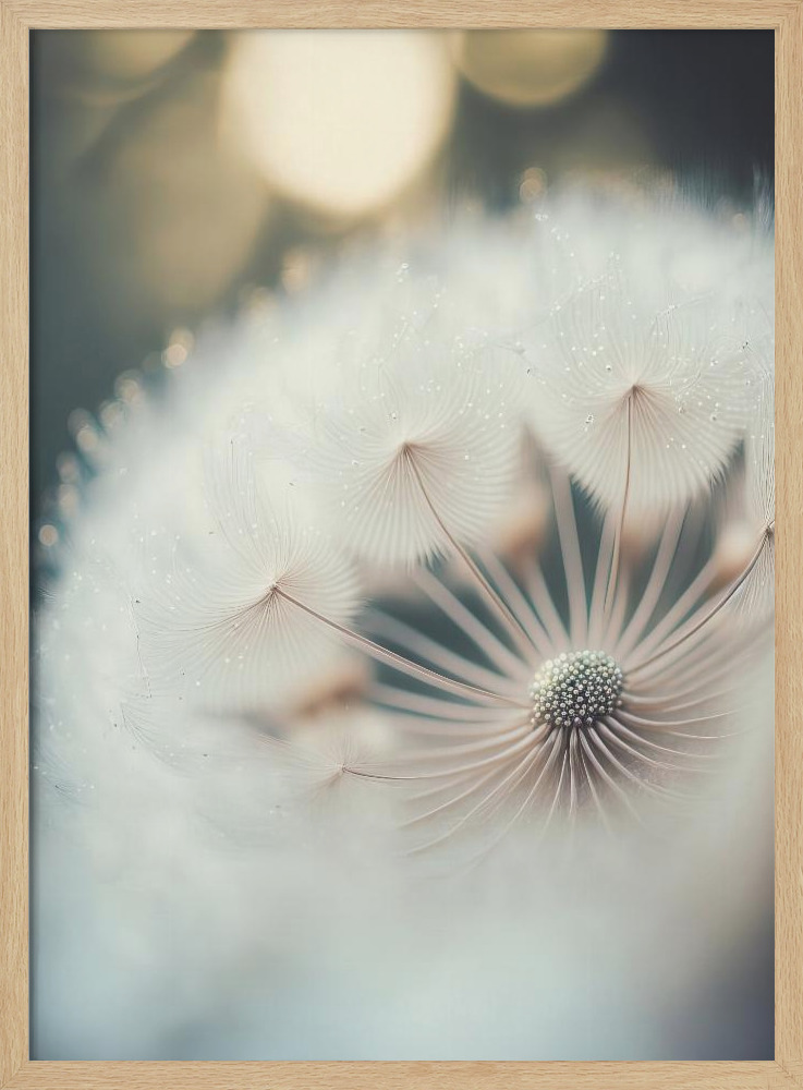 Poster - Filigree Nature natural wood poster frame