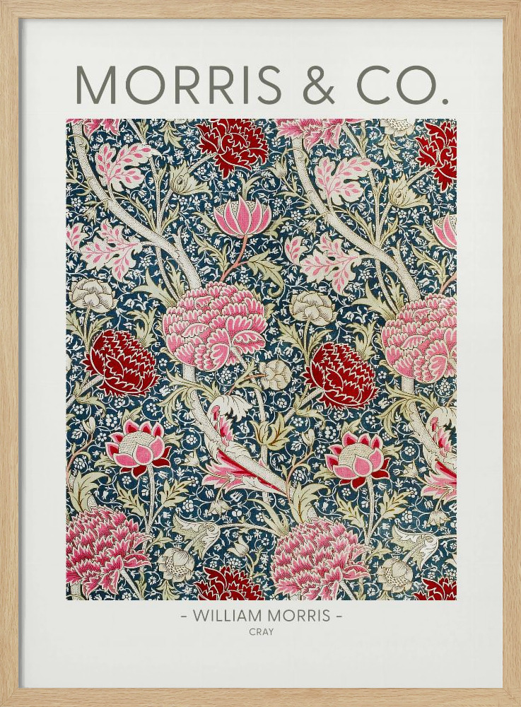 Poster - Cray natural wood poster frame