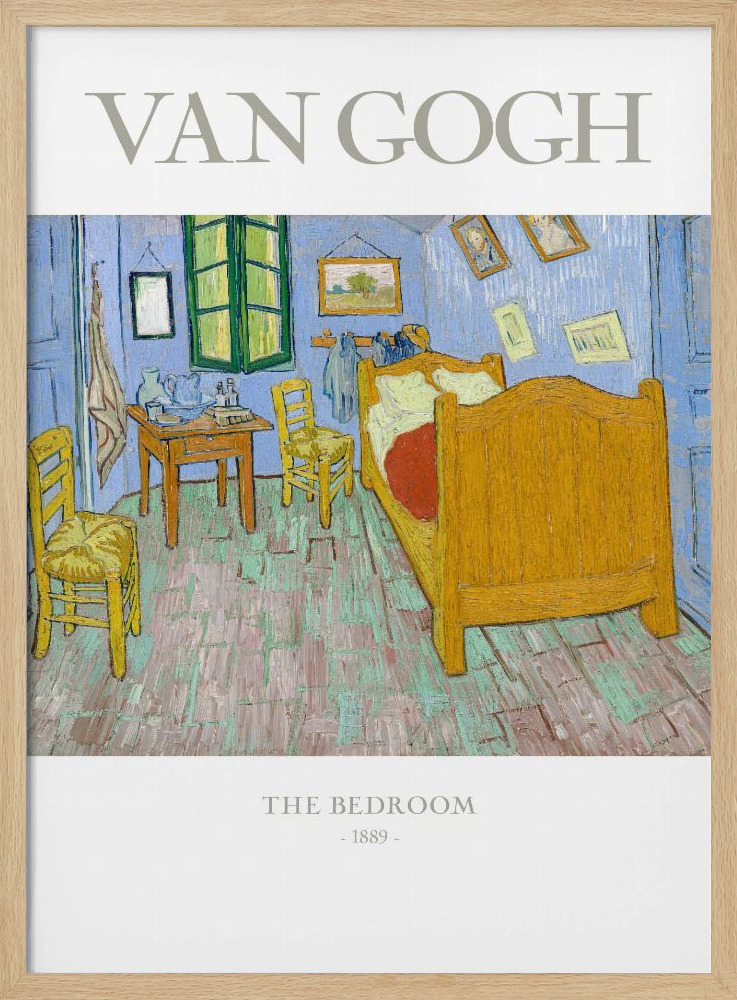 Poster - The Bedroom natural wood poster frame