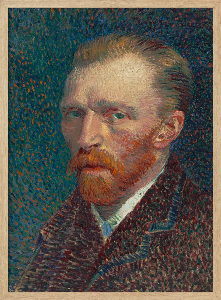 Juliste - Self-Portrait luonnollinen puu julisteen kehys