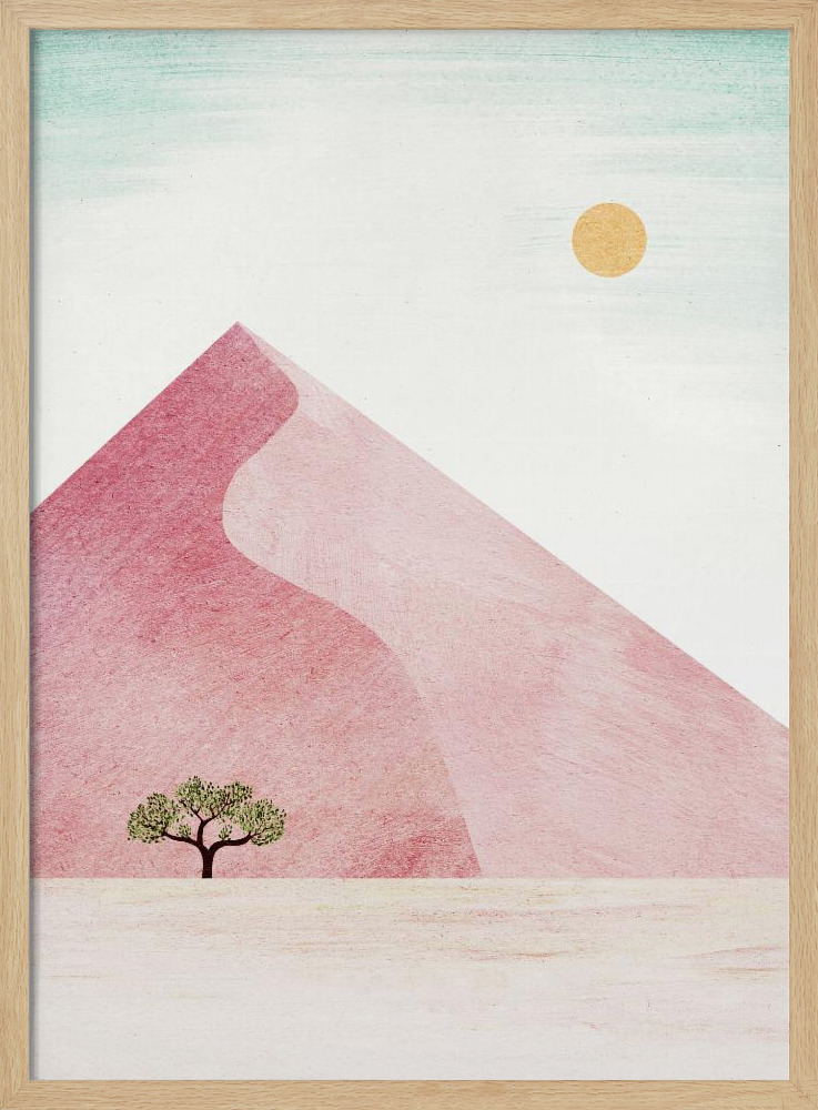 Poster - Sossuvlei natural wood poster frame
