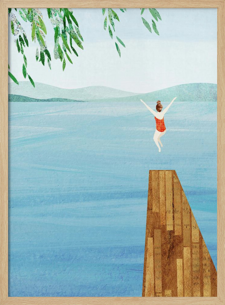 Poster - Wild natural wood poster frame