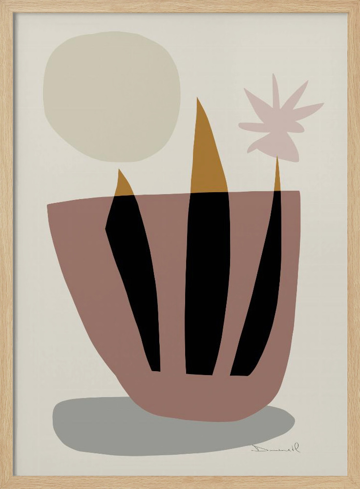 Affiche - Plant Cutting cadre de poster en bois naturel
