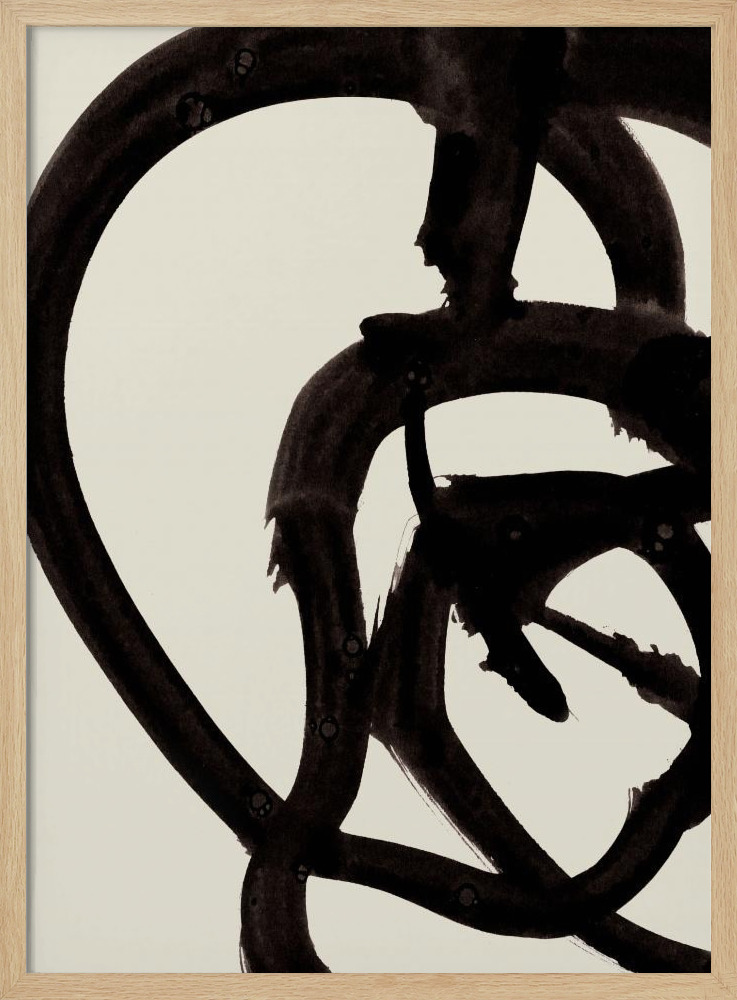 Poster - Atienne natural wood poster frame