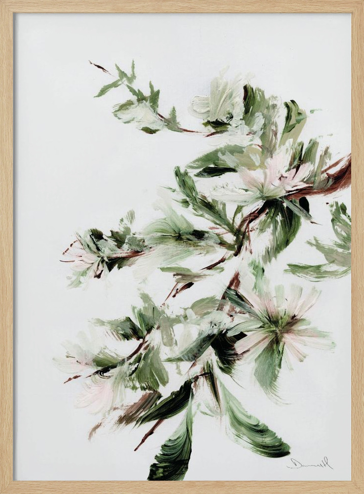 Poster - Bloom natural wood poster frame