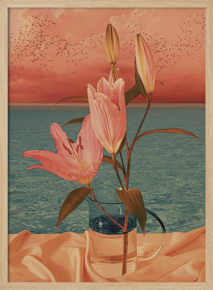 Poster - STILL LIFE natural wood poster frame
