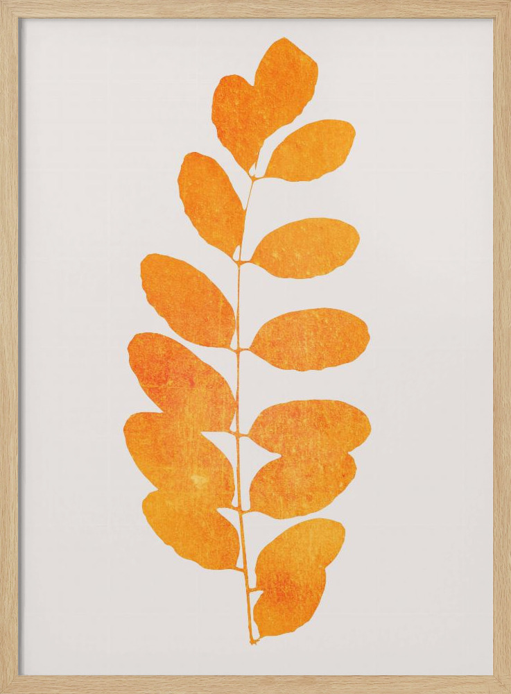 Poster - Oak Leaf natural wood poster frame