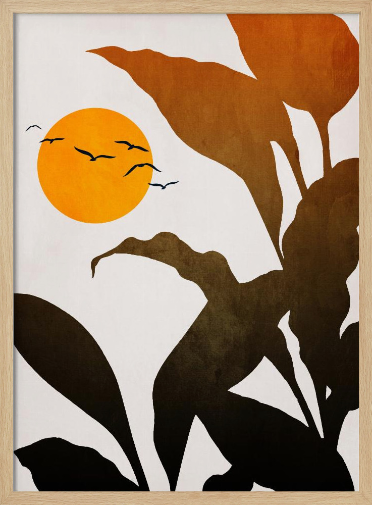 Poster - Mystic River natural wood poster frame