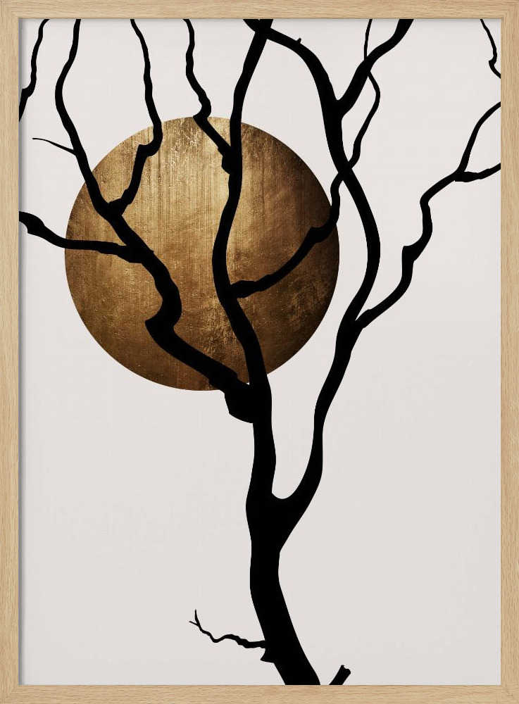 Poster - Mystic Fairytales natural wood poster frame