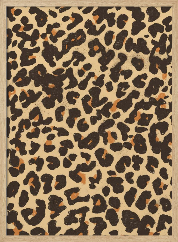 Poster - Just a Leo natural wood poster frame