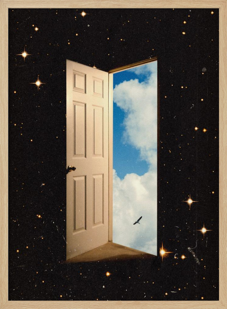 Poster - The Portal natural wood poster frame