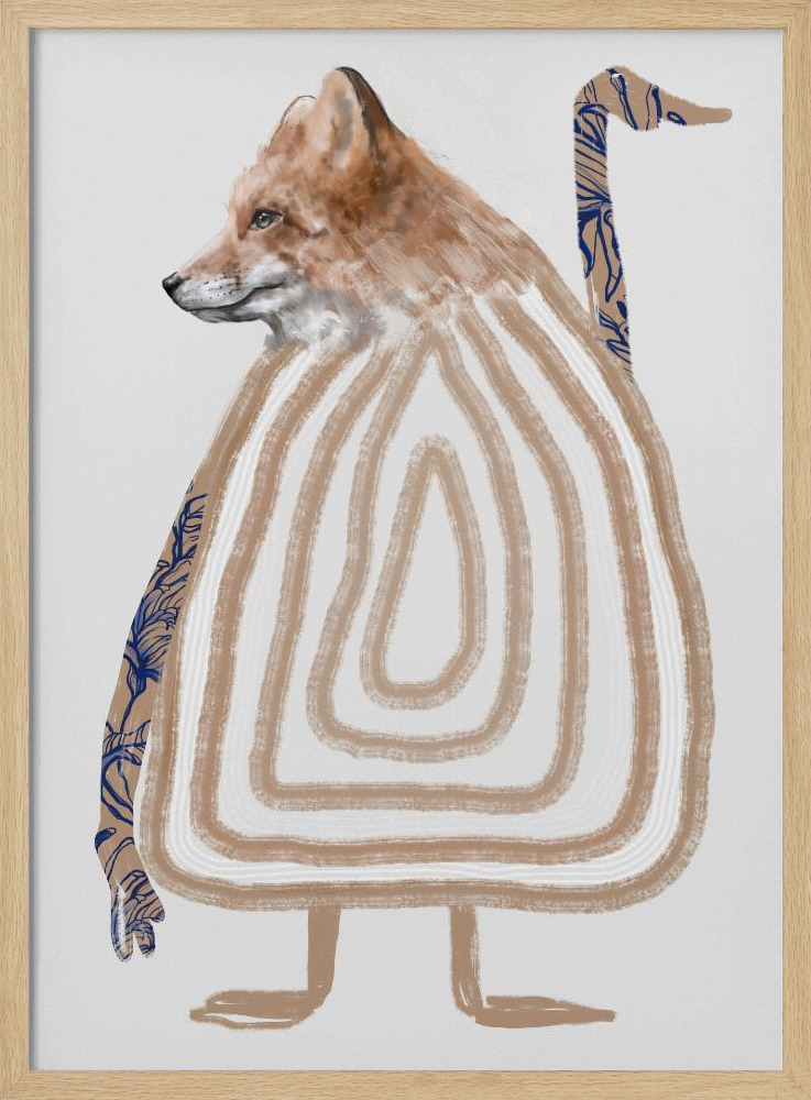 Póster - Ditåt Kompis marco para póster de madera natural