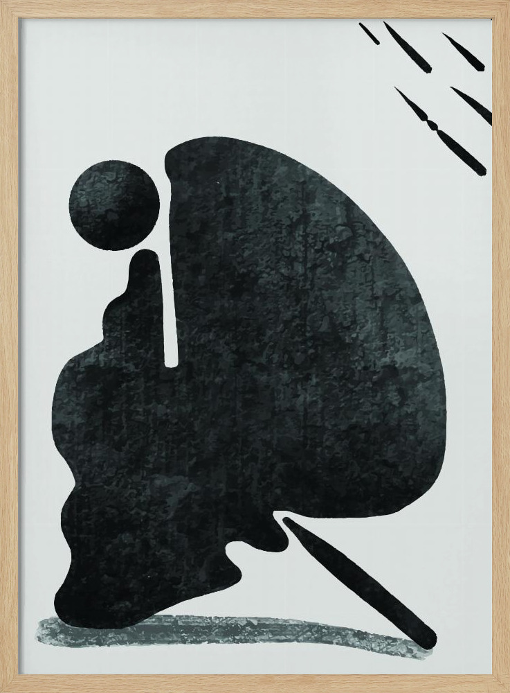 Affiche - Henri Matisse Bodies #1 cadre de poster en bois naturel