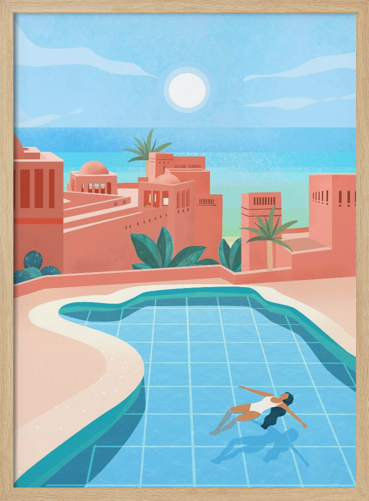 Poster - Tenerife natural wood poster frame