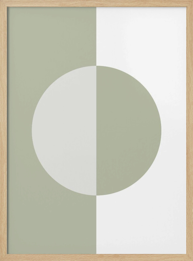 Poster - – Balance No2 natural wood poster frame