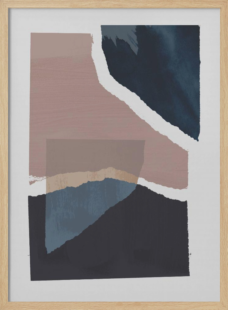 Poster - Pieces 13 natural wood poster frame