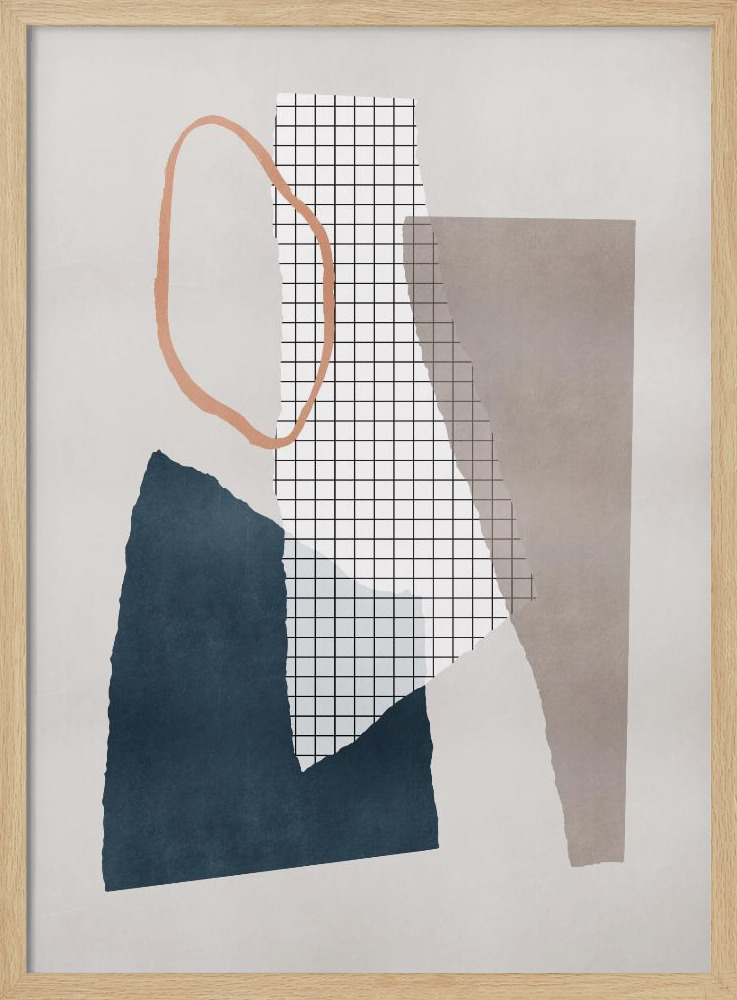 Poster - Pieces 18 natural wood poster frame