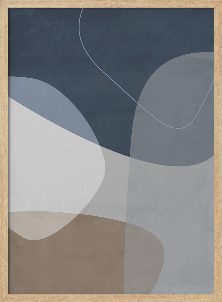 Poster - - - Graphic 210X posterframe van natuurlijk hout