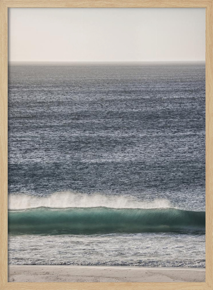 Affiche - Champagne Sands cadre de poster en bois naturel