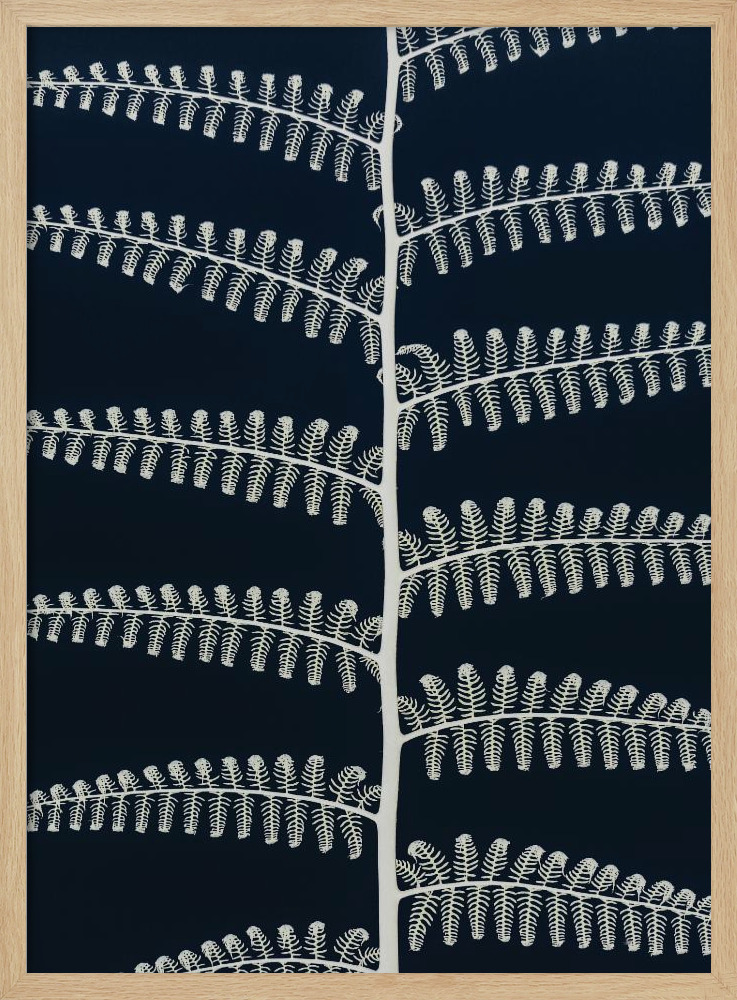 Poster - Fern natural wood poster frame