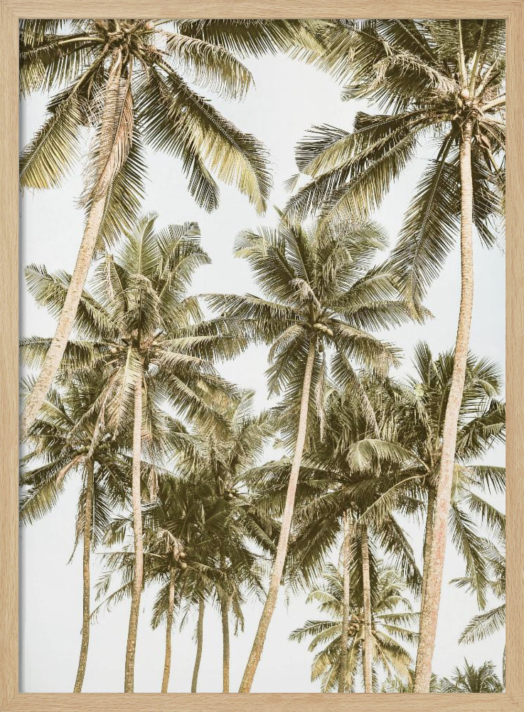 Affiche - Island Bliss cadre de poster en bois naturel