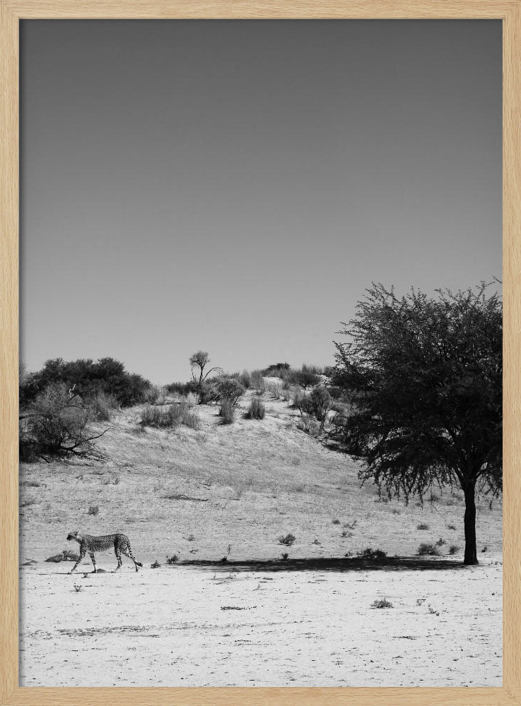 Poster - Loner natural wood poster frame