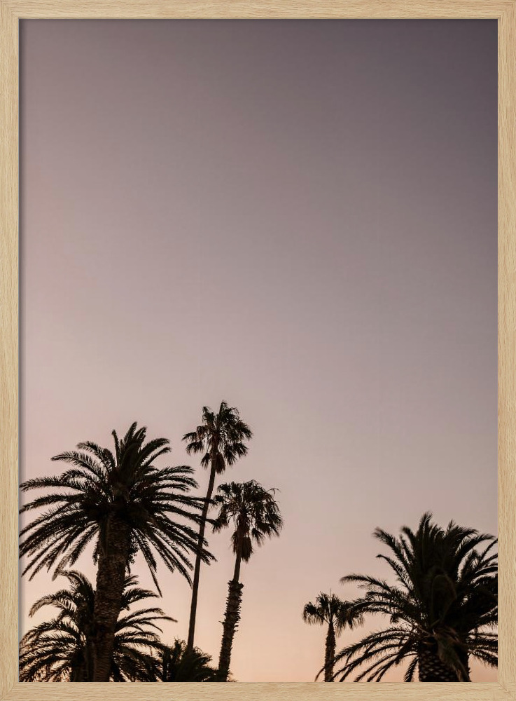 Poster - Palm Point natural wood poster frame