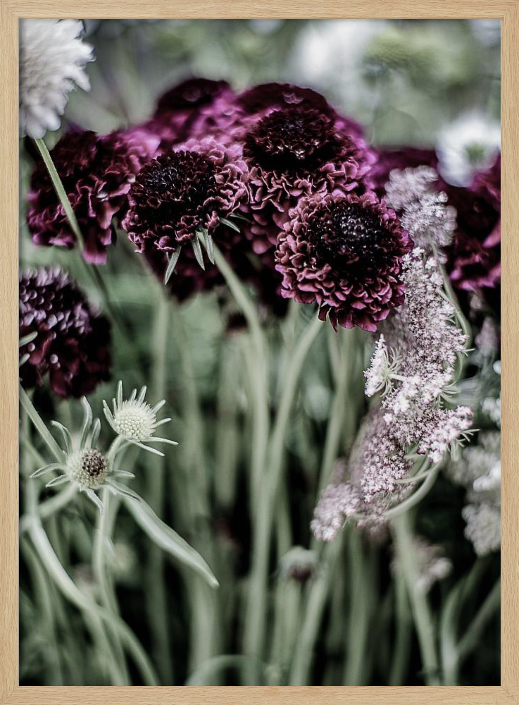 Poster - Purple Heart natural wood poster frame