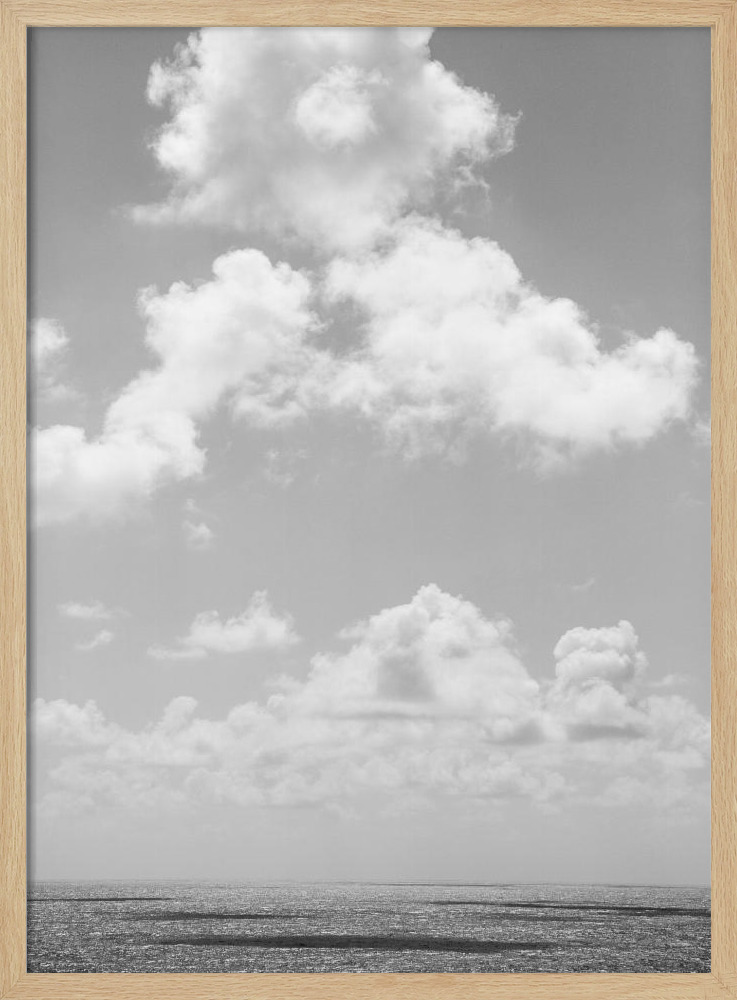 Plakat - Shadow Play plakatramme i naturligt træ