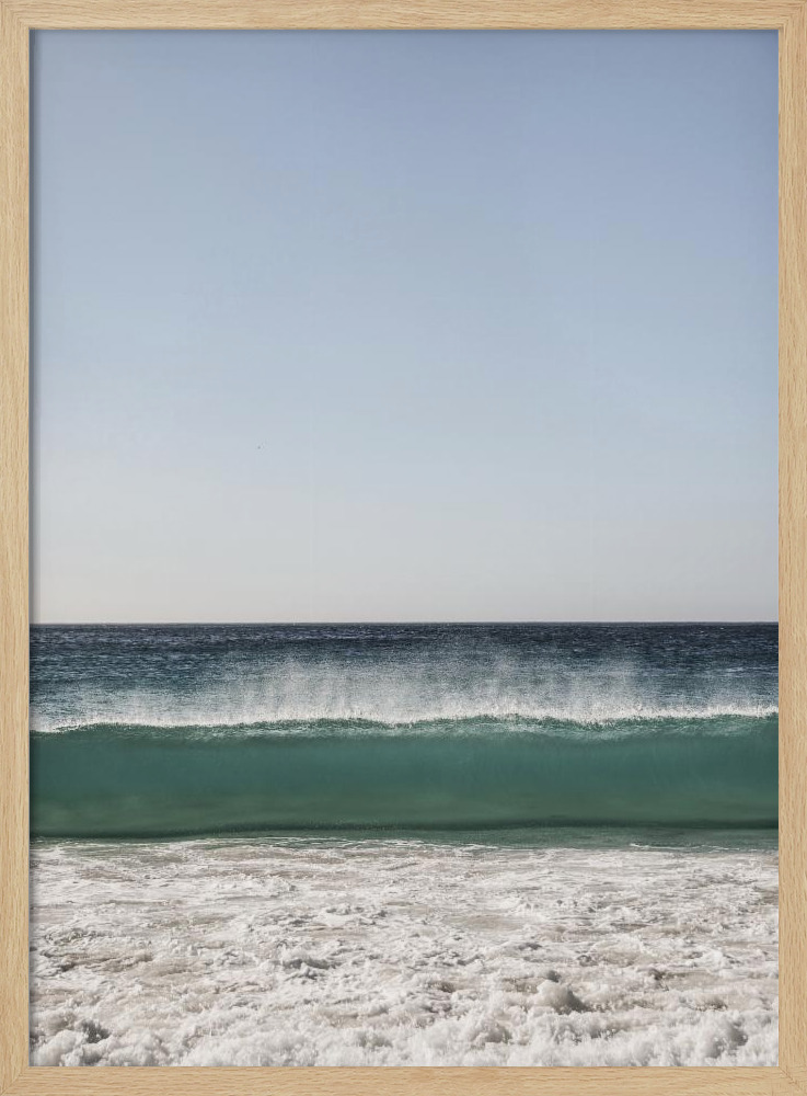Affiche - Shorelines cadre de poster en bois naturel