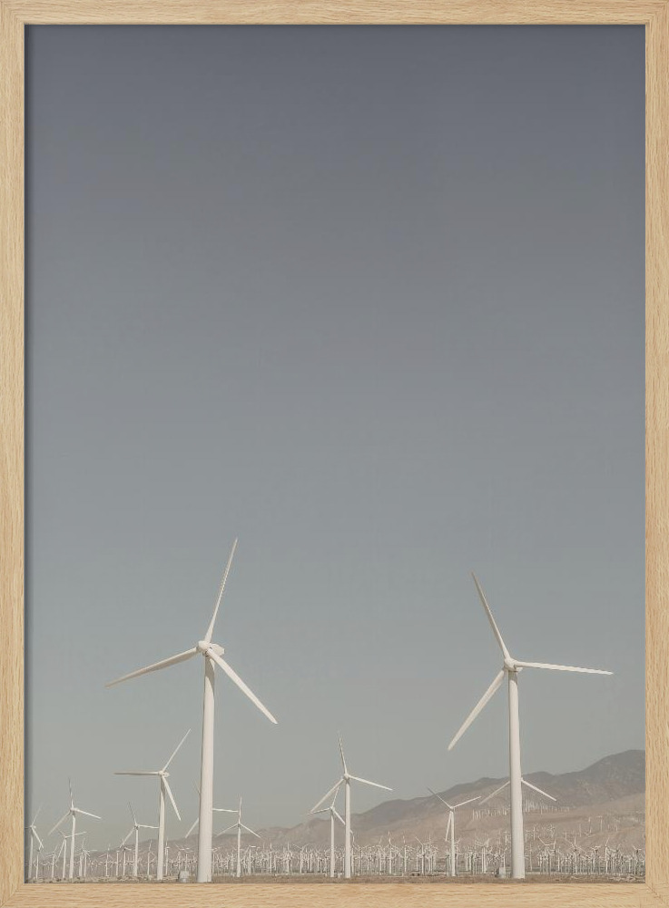 Poster - Windy natural wood poster frame