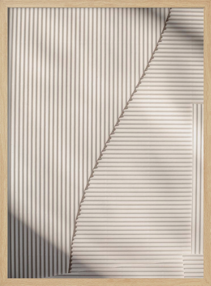 Poster - Paper Studies 4 natural wood poster frame