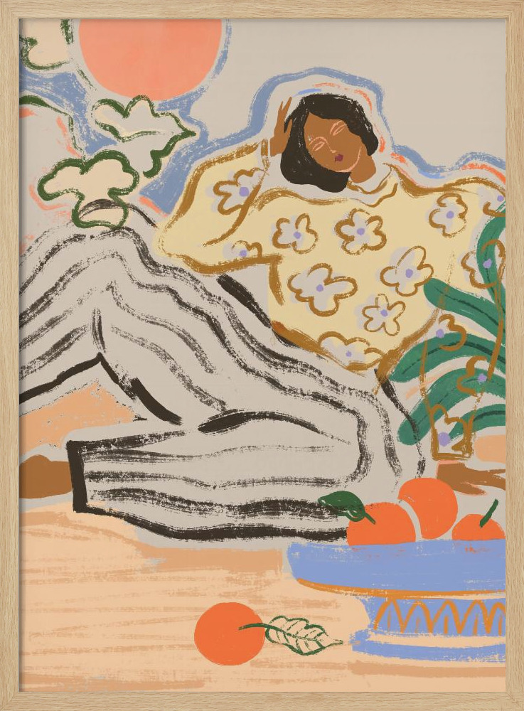 Poster - Lazydays natural wood poster frame