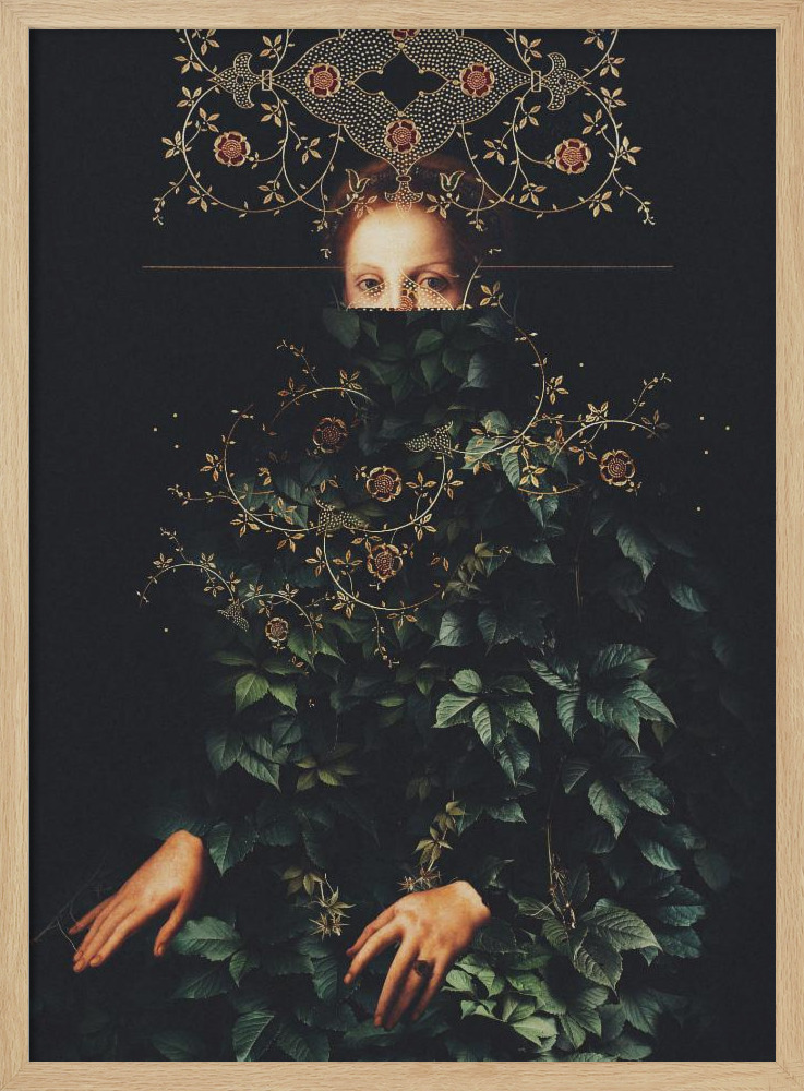 Plakat - Patience II by Frank Moth ramka na plakat z naturalnego drewna